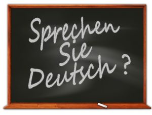 Image showing German to English translation