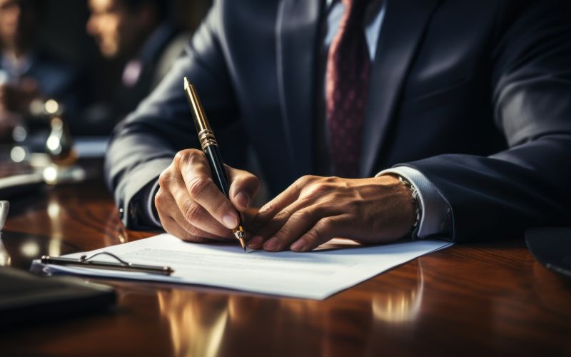 sworn-translator-close-up-of-male-politician-signing-document-min